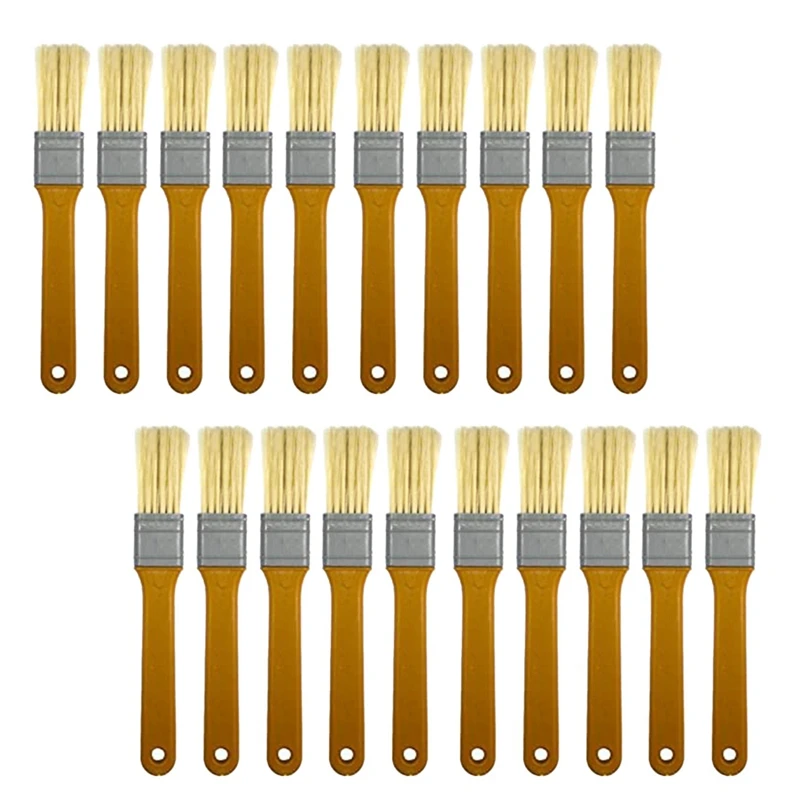 1 Inch Paint Brushes Paint Brush With Plastic Handle Anti-Shedding Thicken For Paint Stains Varnishes Glues