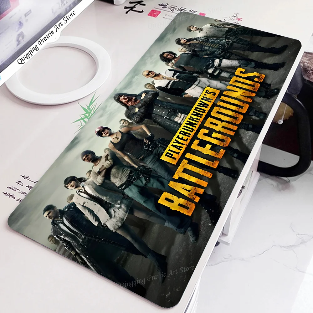 PUBG Game Mousepad Large Gaming Mouse Pad LockEdge Thickened Computer Keyboard Table Desk Mat