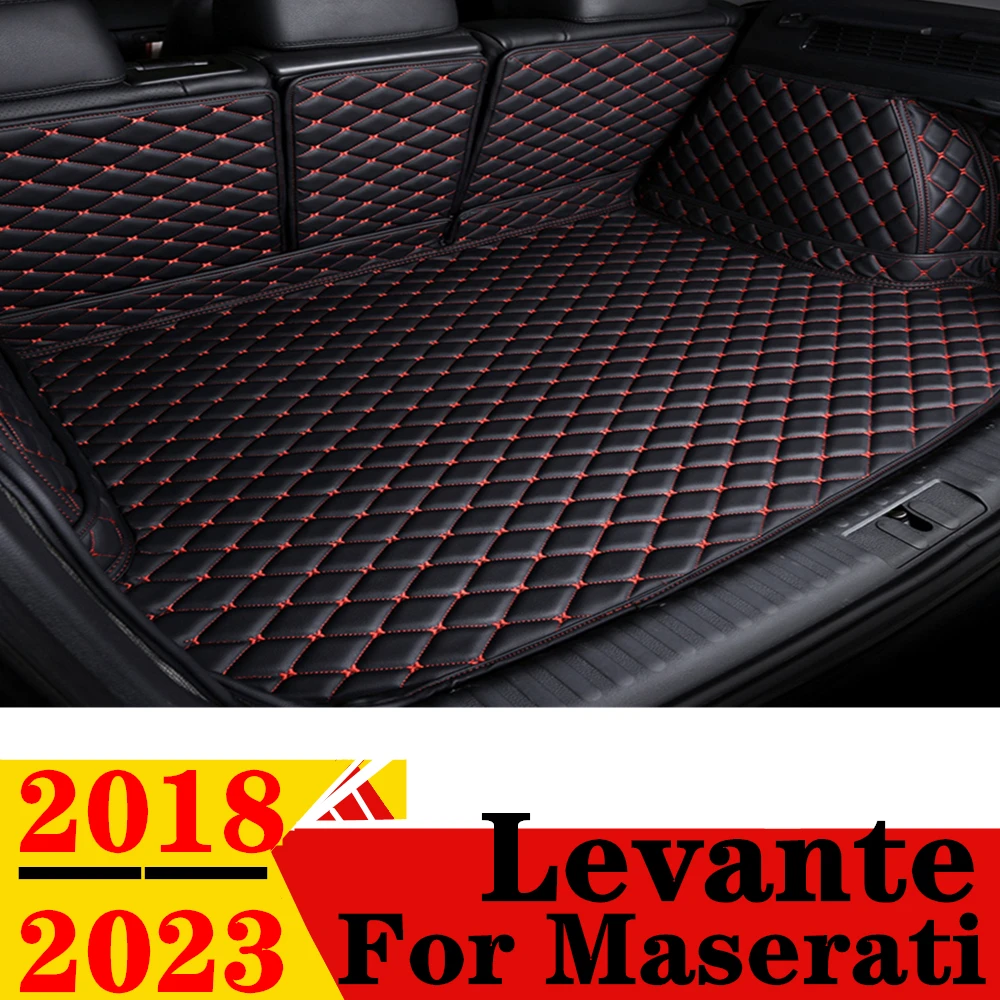 

Car Trunk Mat For Maserati Levante 2023 2022 2021 2020 2019 2018 Rear Cargo Cover Carpet Liner Tail AUTO Parts Boot Luggage Pad