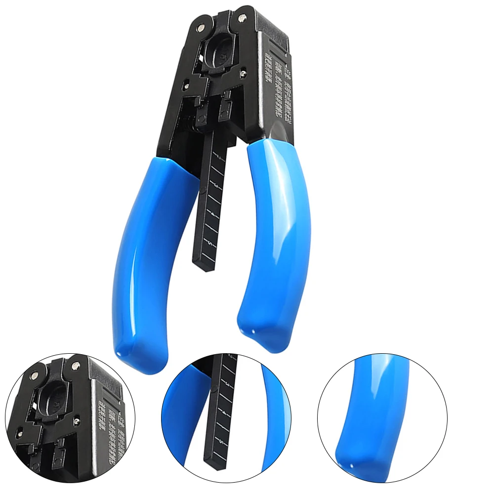 

1Pcs Fiber Optic Stripper Professional Crimping Plier 21x16mm Wrench Adjustable Opening Cable Cutting Tool Cable Stripper