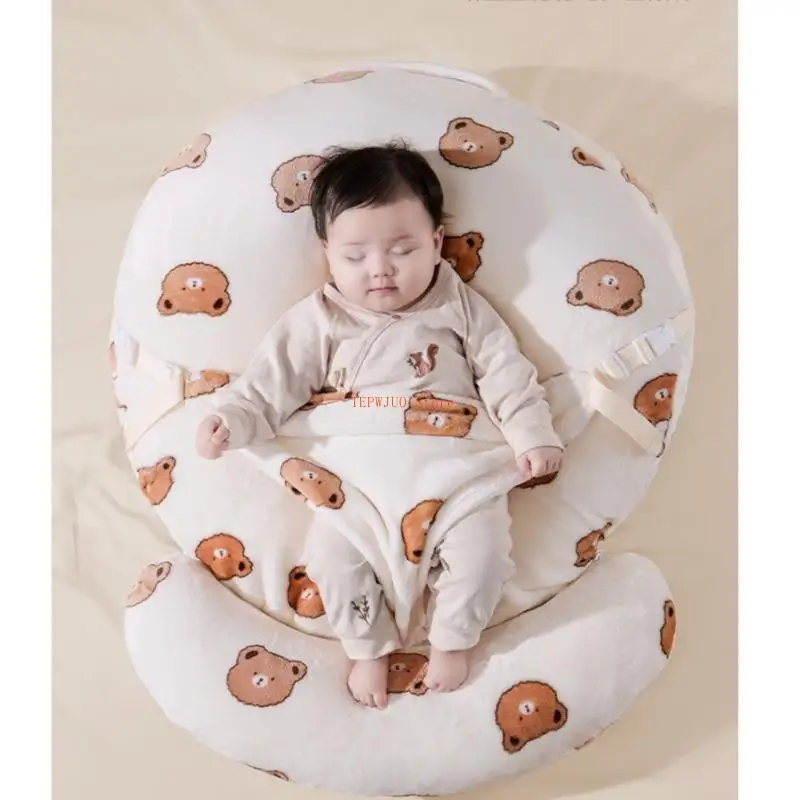 U50f Bantal Tidur Bayi Multifungsi Soft Nursing Cushion Pad untuk orang tua baru untuk membantu pengasuhan dan mengurangi