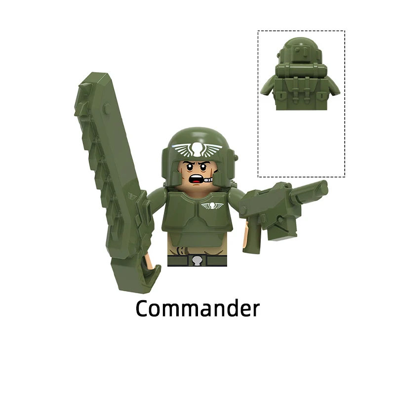 The Modern Heavily Armed Engineering Melee Assault Soldier Commander Signal Corps Model Blocks MOC Bricks Set Gifts Toys KT1037