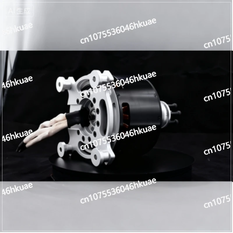 للطائرات X12090 متعددة الدوار 40 كجم محرك تيار مستمر عالي التوتر بدون فرشاة 7.5 كيلو وات قوة مطلية مناسبة