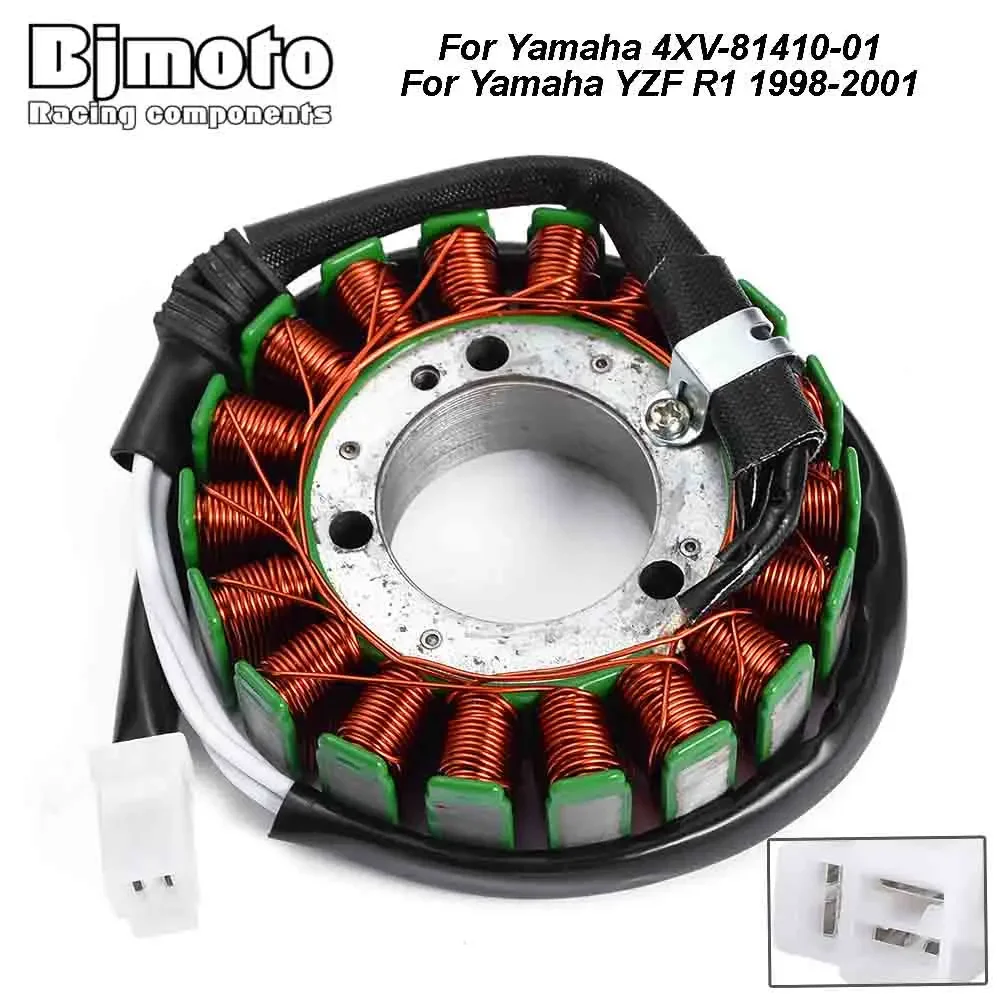 YZFR1 Stator Coil Engine For Yamaha YZF R1 YZF-R1 1998-2001 Motorcycle Ignition Generator Charging Stator Coils 4XV-81410-01