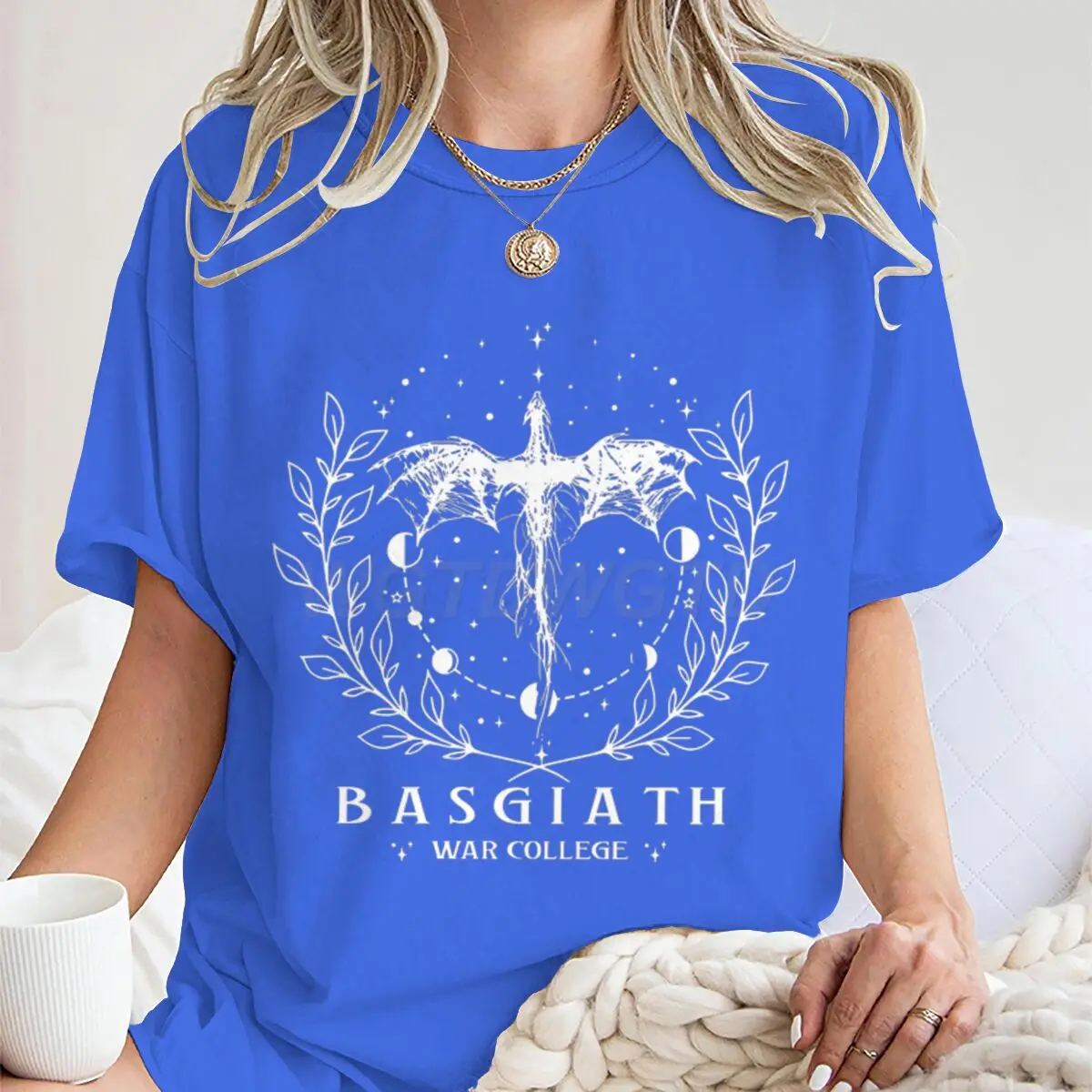 Basgiath War College T-shirt Trendy Dragon Fantasy Reader Bookish Tshirt Stylish Women Men Graphic Reading Tee Shirt