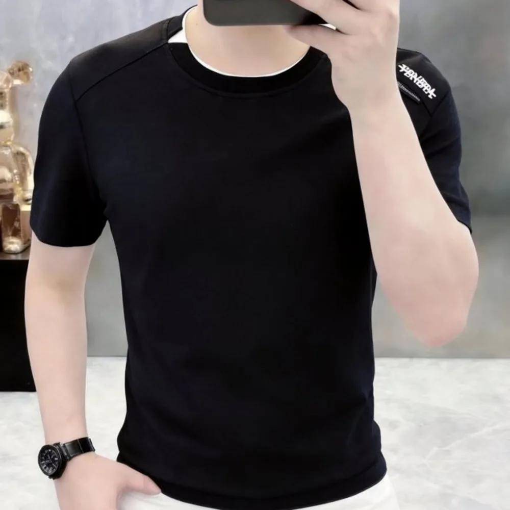 Summer Fashion Internet Celebrity Short-Sleeve T-Shirt For Men Social Club Outfits Tee Shirt Homme Designer Fashion Clothing