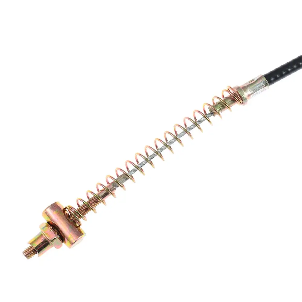 Durable Black Front Brake Cable Wire 1.35M Stainless Steel Plastic Coate Plastic Gold Tone Bike Cable Wire For Motorcycle