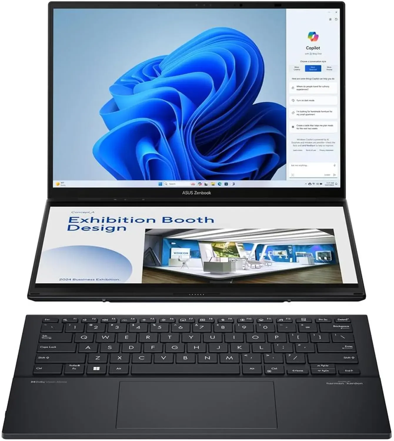 

BRAND NEW ASUS Zenbook DUO Laptop, Dual 14” OLED 3K 120Hz Touch Display, Evo, Intel Core Ultra 9 285H, Intel Arc Graphics, 32GB