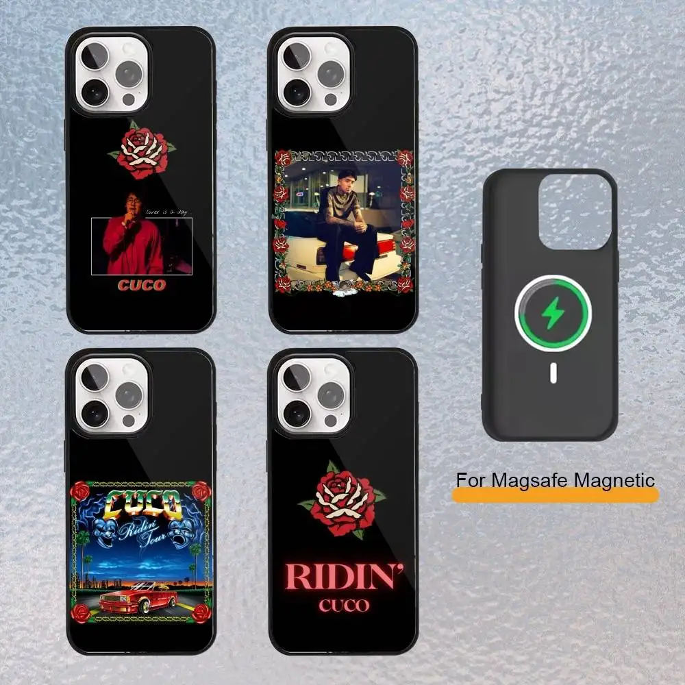 

CUCO R-Ridin Rapper Phone Case For iPhone Magsafe Magnetic 17,16,15,14,13,12,11 Wireless Charging cover