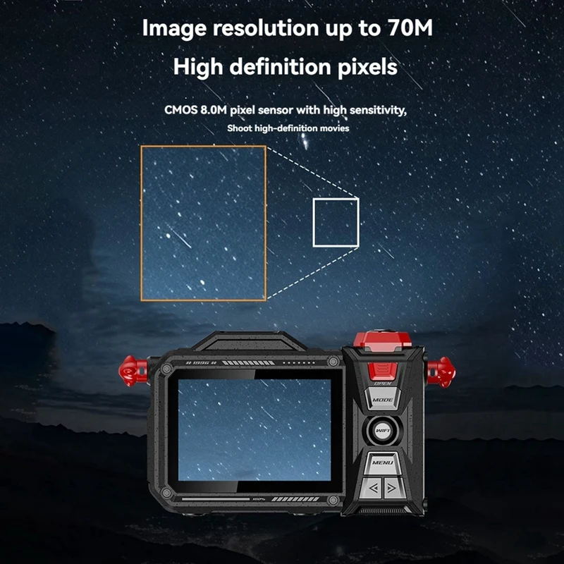 FULL-NVC500 70MP 4K HD Digital Camcorder Camera DSLR Digital Camera 50X Digital Zoom Cameras Travel Wifi Camcorder Camera