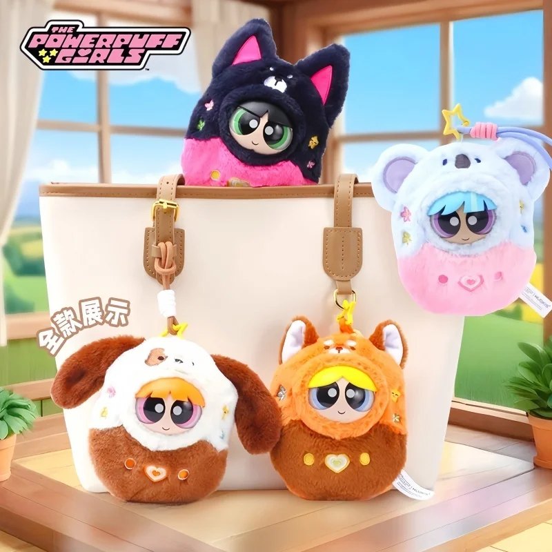 

Новая подлинная серия Toptoy The Powerpuff Girls, слепая коробка, съемная гарнитура, милый орнамент, сюрприз, подарки на день рождения для девочек