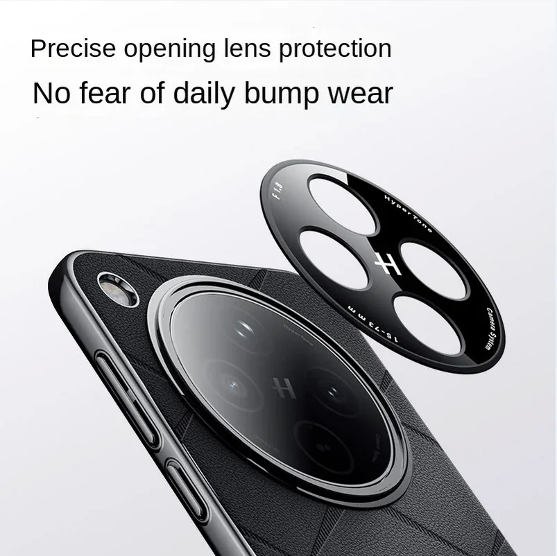 Premium Grid Texture Plain Leather Case For OPPO Find X8 Pro X7 Ultra Business Metal Independent Button Camera Protection Cover