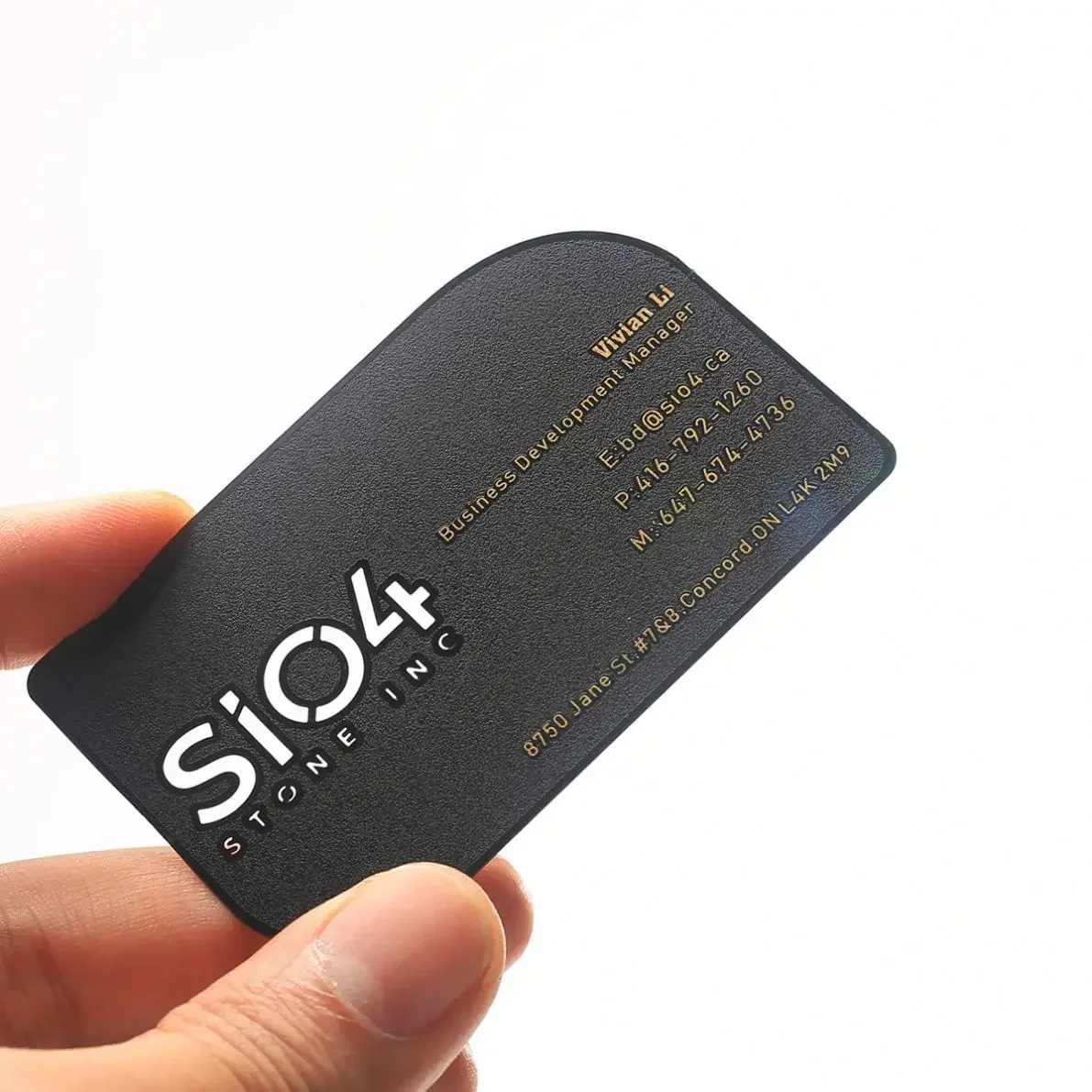 

Профессиональная металлическая визитная карточка с фирменным углеродным волокном NFC