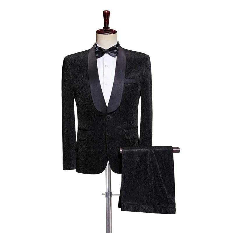 الرجال حفلة موسيقية البدلة Compere التلبيب طوق الملونة مشرق الحرير الدعاوى دعوى المغني المرحلة ازياء بار DJ فساتين رجالي رجالي الدعاوى #5