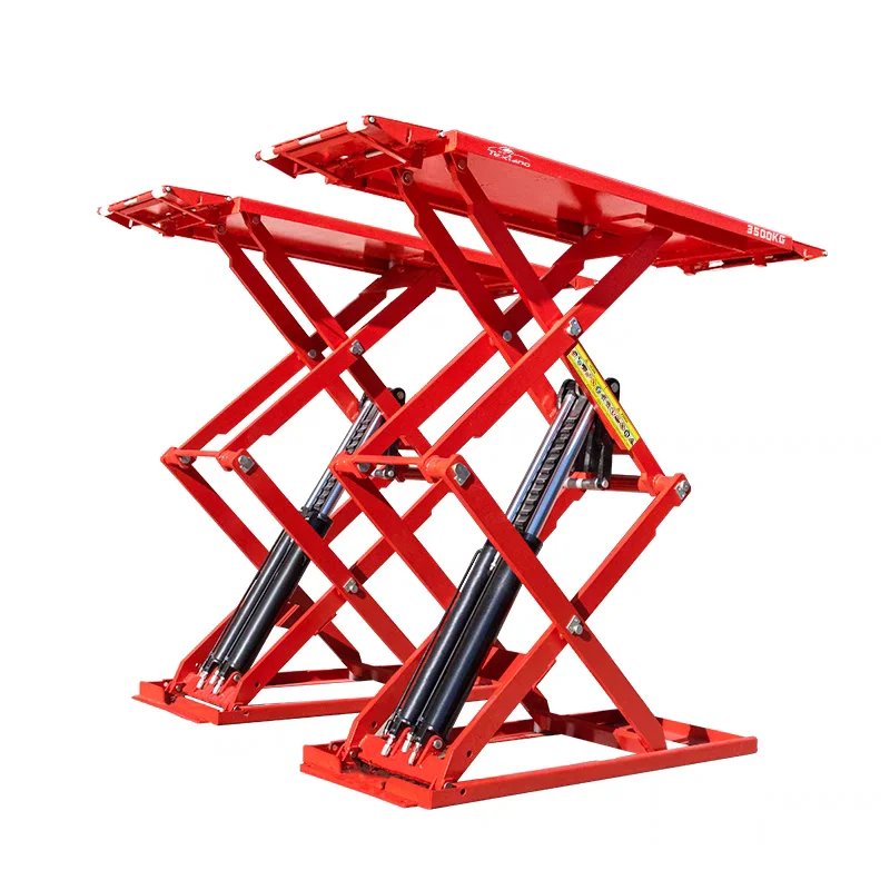Small Scissor Car Wash Lift Easy to Install and Versatile Use