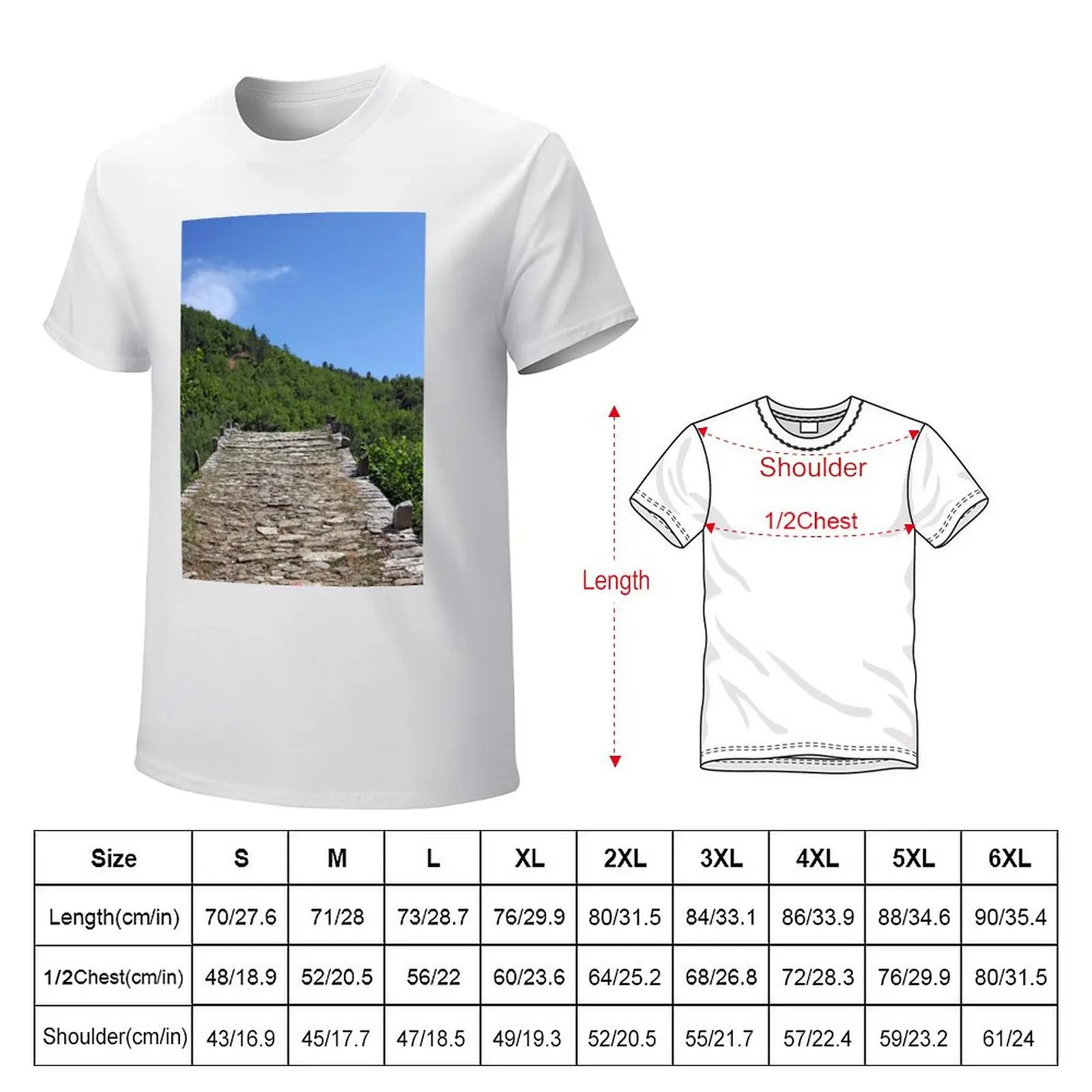 stone path Kalogeriko bridge Zagoria Greece T-Shirt new edition vintage customizeds boys animal print men graphic t shirts