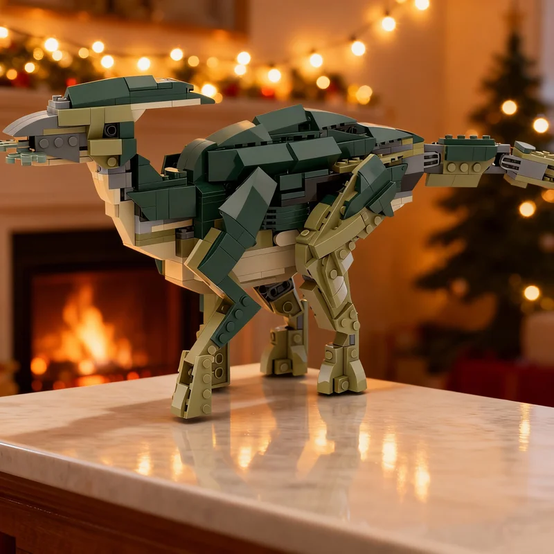 

531pcs MOC Creator 3 1 Parasaurolophus Model Building Blocks Architecture DIY Creative Christmas Gifts Toys Idea Education