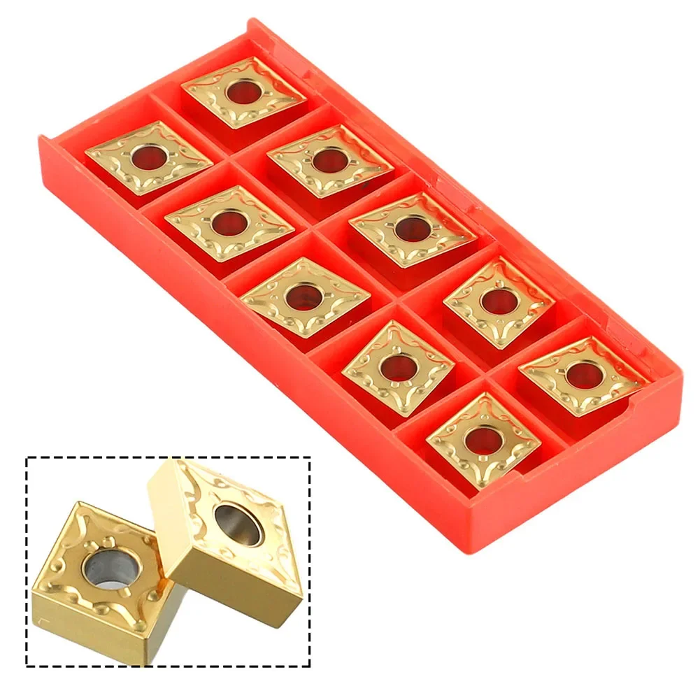

10pcs Turning Blade CNMG120404-MA CNMG431-MA Indexable Carbide Turning Tool Insert For P/M/K Replacement Accessories