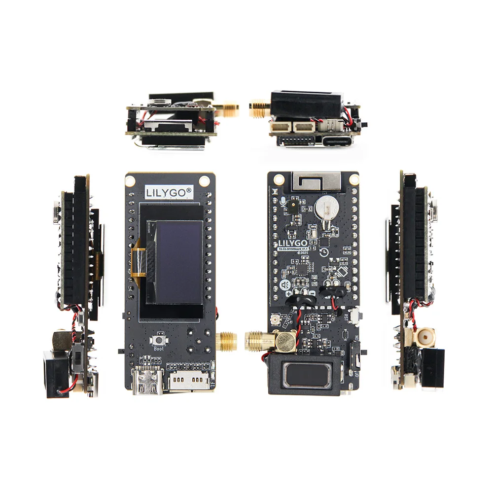 LILYGO ® T3S3 ESP32-S3 Dev Board LoRa Modul LR1121 SX1280 SX1262 SX1276 WiFi Bluetooth Display T3S3 MVSRS Sprachkommunikation