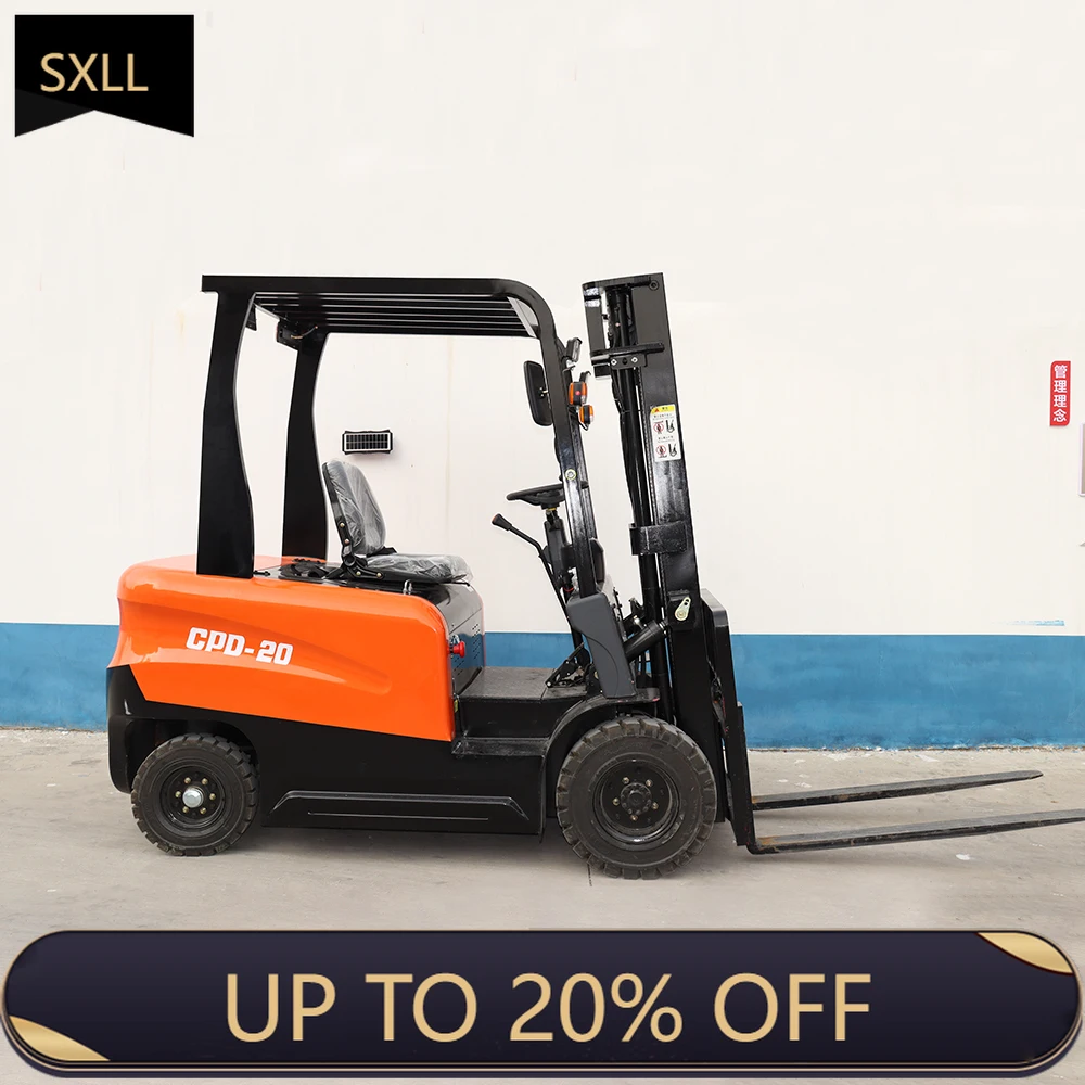 

Электрический гидравлический вилочный погрузчик SXLL с настраиваемыми опциями, CPD20, 2 тонны, с литиевой батареей