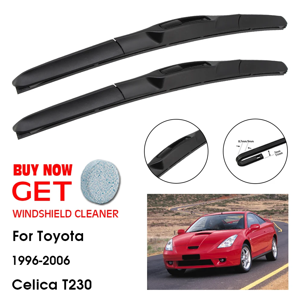 

Car Wiper Blade For TOYOTA Celica T230 26"+16" 1996-2006 Front Window Washer Windscreen Windshield Wiper Blades Accessories