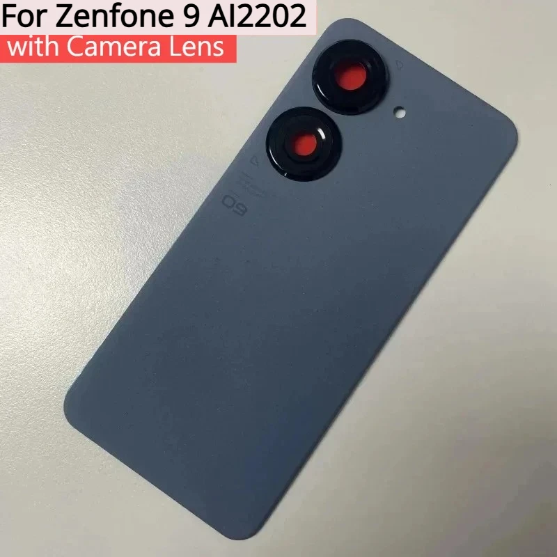 Battery Back Cover with Camera Lens For ASUS Zenfone 9 AI2202 Phone housing Replacement Parts