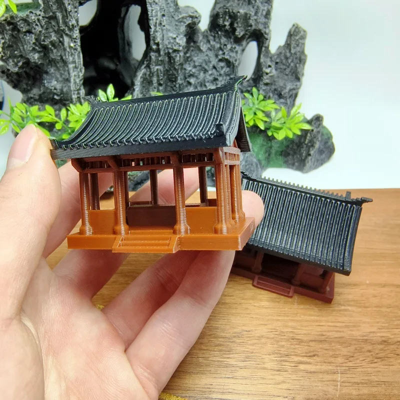 

Mini Pagoda Statue Chinese Style Bonsai Pavilion For Zen Garden Decor Fairy Garden Accessories Micro Landscape Ornaments