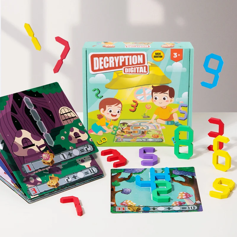 Digital Decoding Toys: Solve Math Problems Through Number Puzzles—Kids Play Their Way to Fun and Challenging Arithmetic