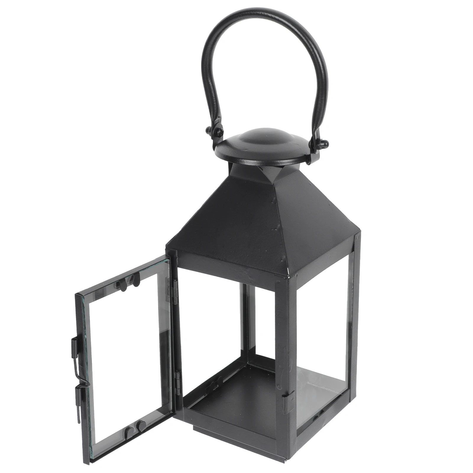 

1pc Wrought Candlestick Vintage Xmas Wind Lantern Holiday Decor Retro Holder Creative Stand Desktop Hanging