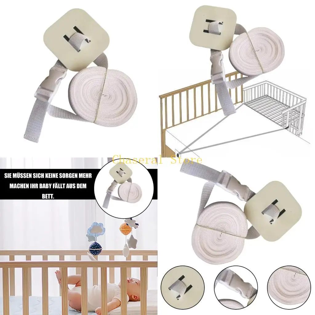 

E7CE Baby Bed Safety Stabilizer Nonslip Guardrail Holder No Tool Installation Nylon