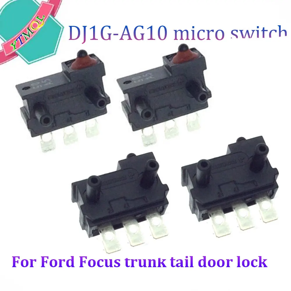 1-10Pcs for Ford Focus trunk tail door lock micro switch vertical small limit switch DJ1G-AG10