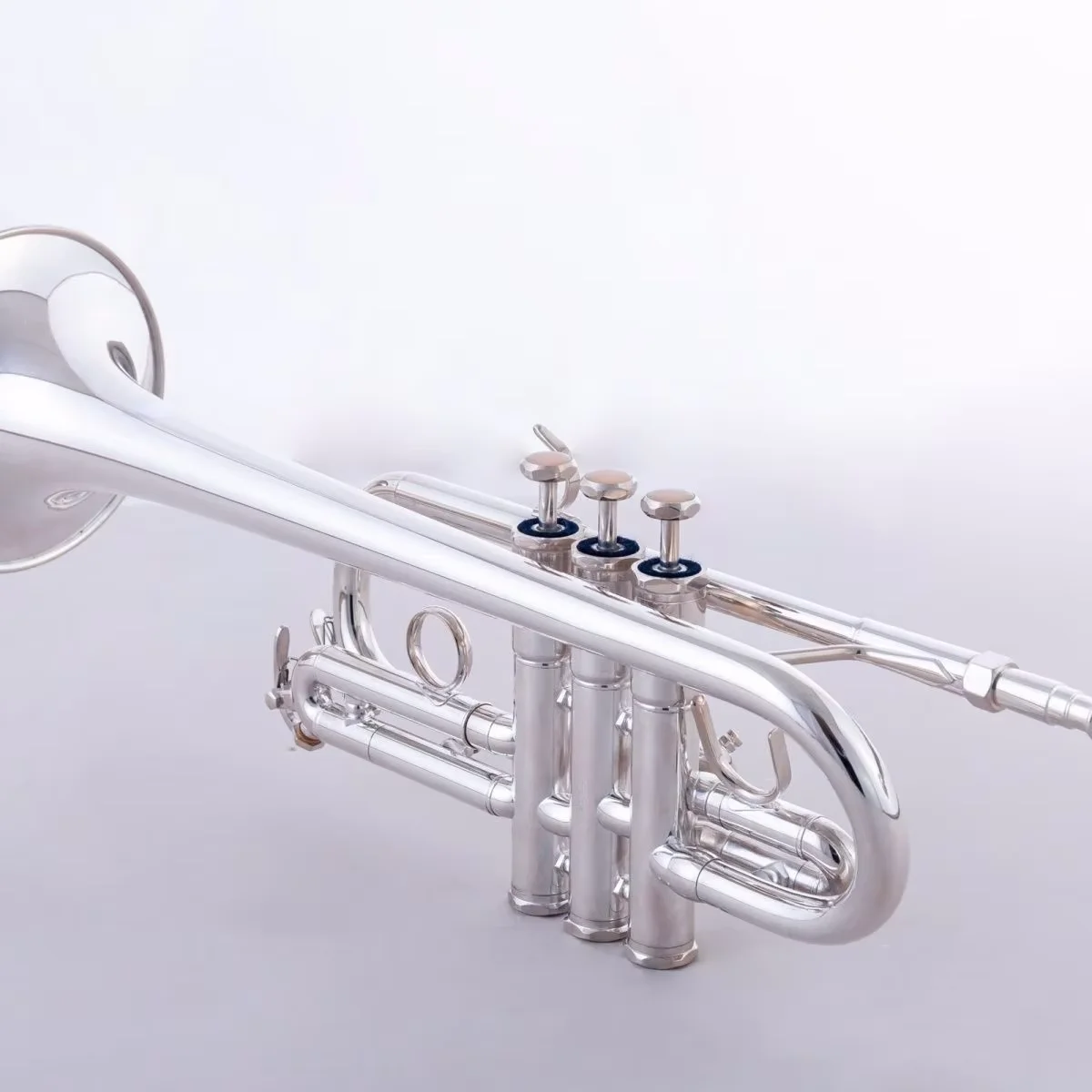 Trompeta profesional Silver Drop E a D con dos juegos de tubos que cambian de sonido puede cambiar el tono de grado profesional Trompeta
