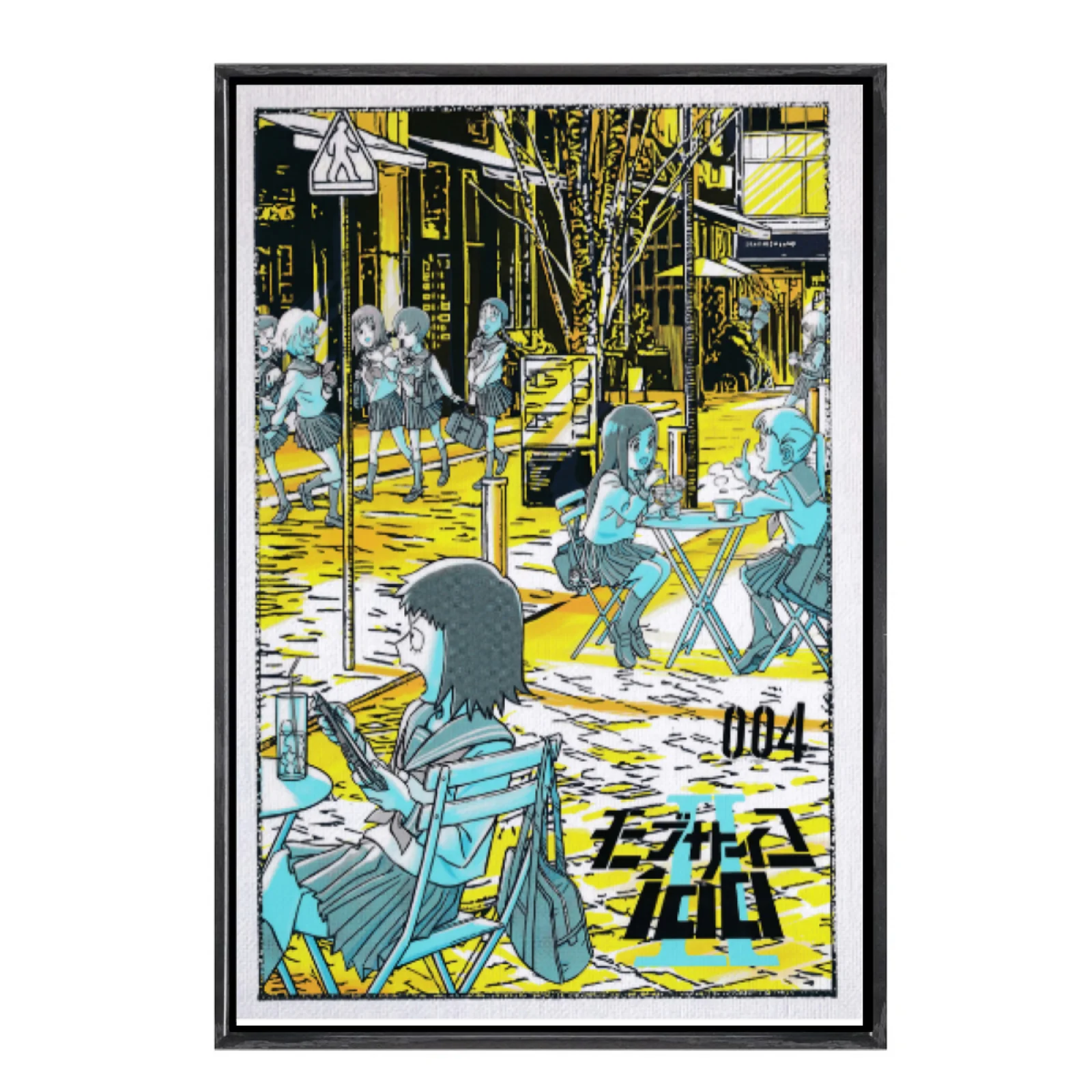 

Japanese Manga Multi-Size Canvas Poster Double Framed Wall Art,Mob Psycho 100 Home Decor