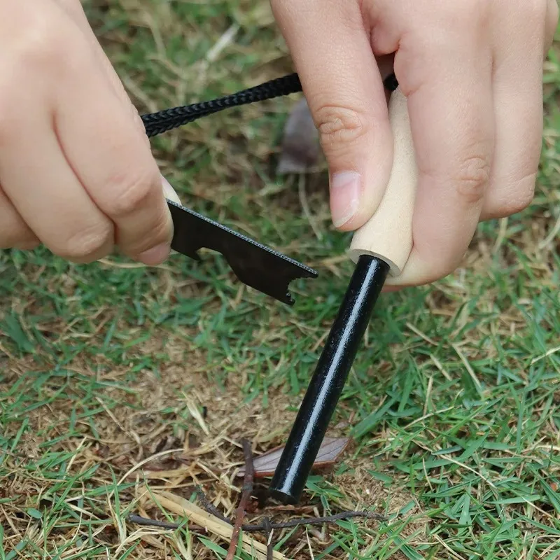 Bear Grylls Emergency Fire Starter Kit - Magnesium Flint Rod, Waterproof Firesteel for Camping Hiking Outdoor Survival view 4