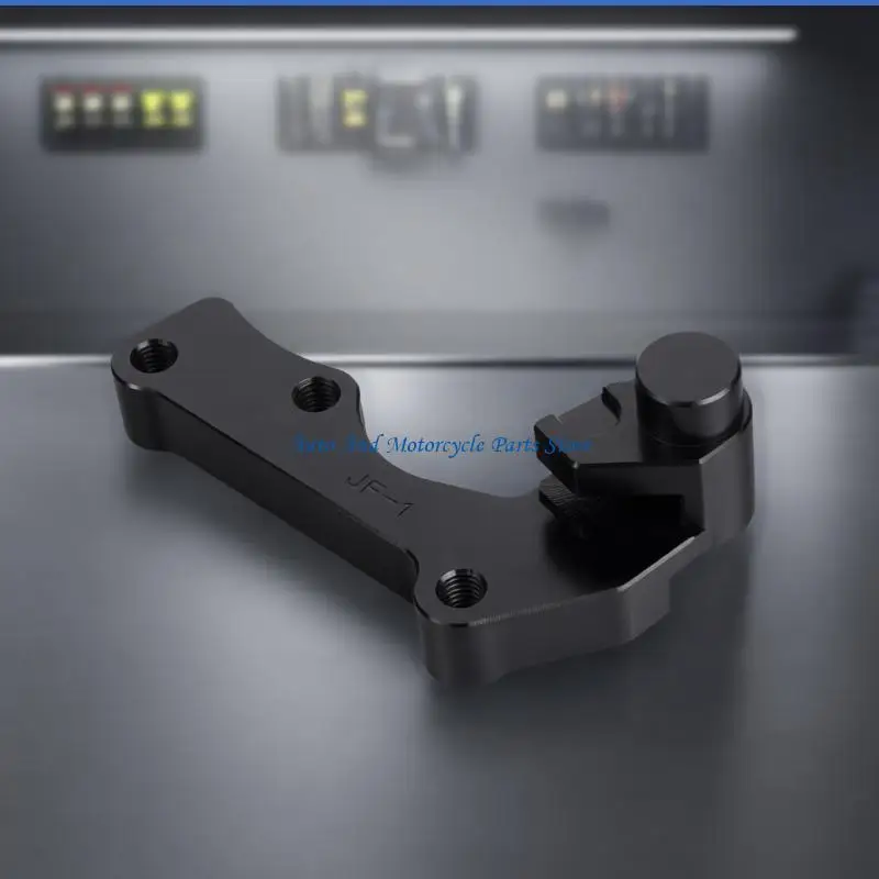 P9FD Black Anodized Motorcycle Brake Adapter Optimized for Surron 270Mm Floating Rotor And Surron Electric Bike
