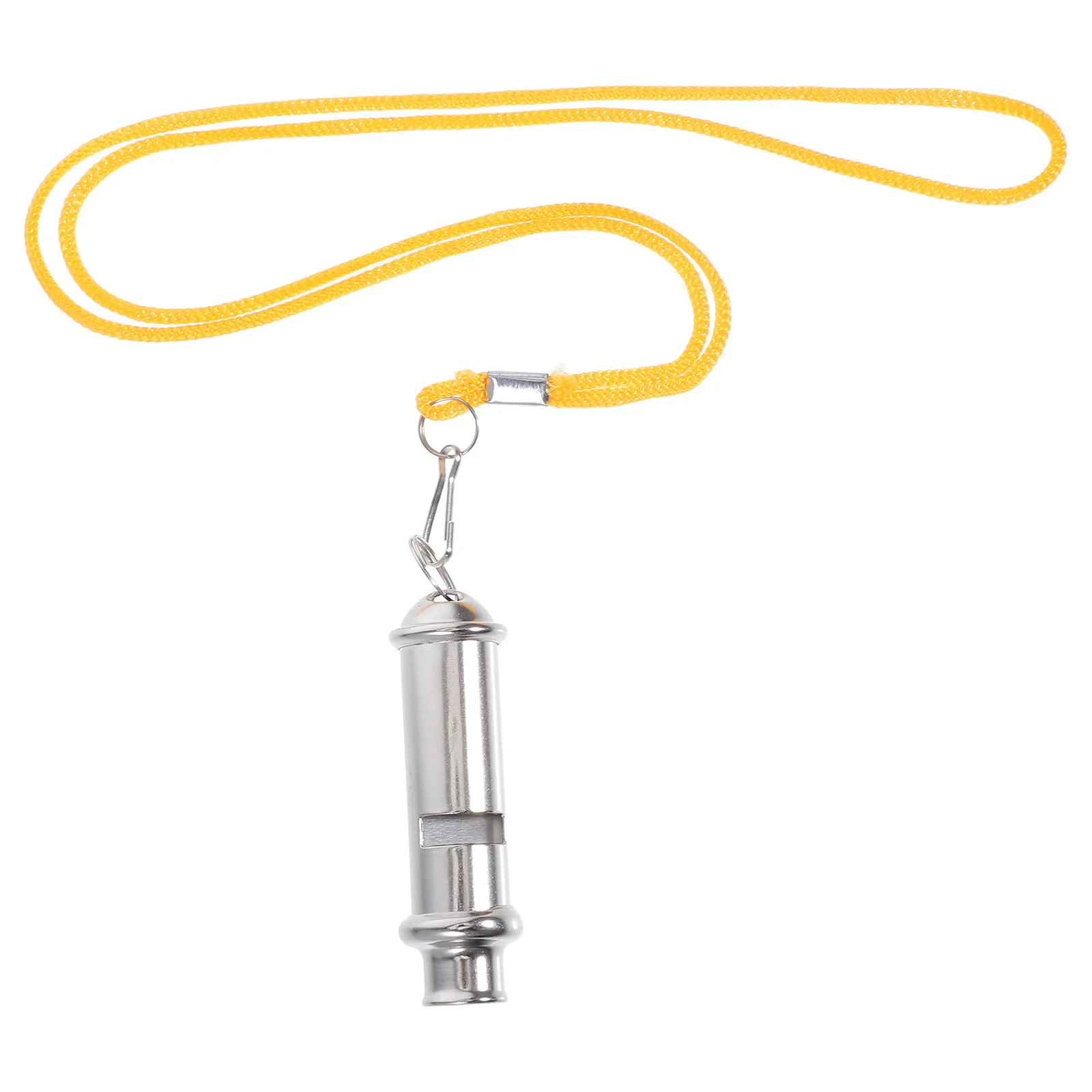 Sifflet en acier inoxydable, outil d'entraînement de survie en plein air, randonnée Camping, son clair d'urgence, utilisation polyvalente, porte-clés