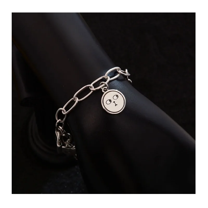 

Корейская версия мультяшного браслета с подвесками, в стиле «Cold Wind», с персонажами-медведями, с множеством подвесок, модный подарок для девушки