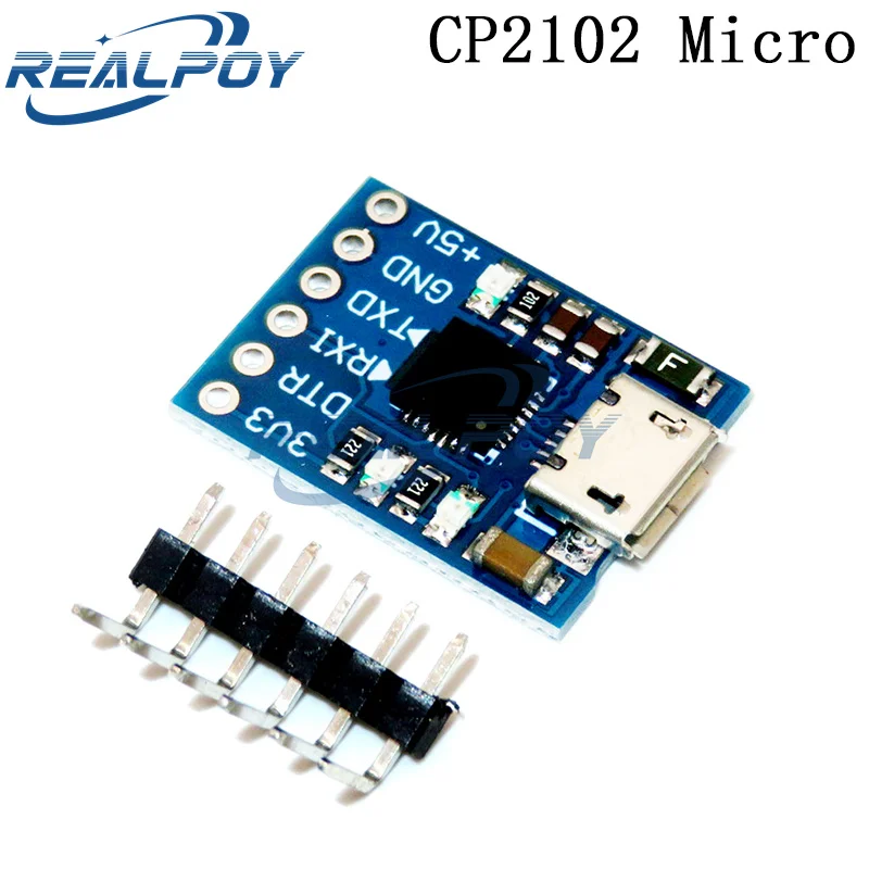 CP2102 Micro USB 2.0 to UART TTL 5PIN Connector Module Serial Converter STC Replace FT232 USB TO TTL CH340G PL2303 for arduino