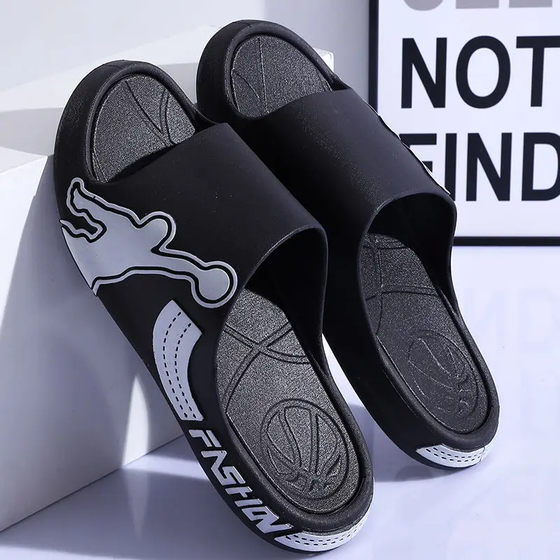 House Indoor Shiatsu Men\'s Shoe Living Room Male Slipper Slides Flip Flops Walk Around Home Bathroom 2024 Style Y2k Trend Eva