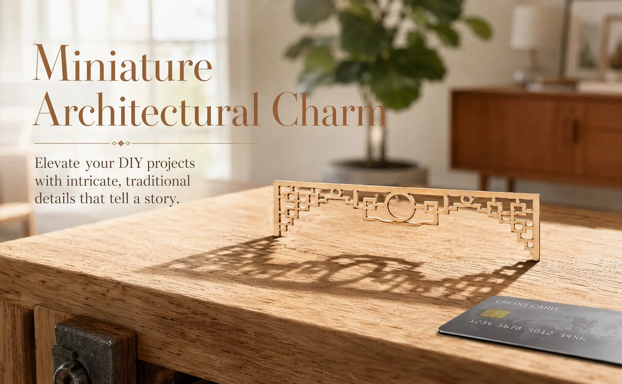 8Pcs Mini Chinese Architectural Screens Wood Door Decorative Accessories for Sand Table Micro Landscape Traditional Scene DIY