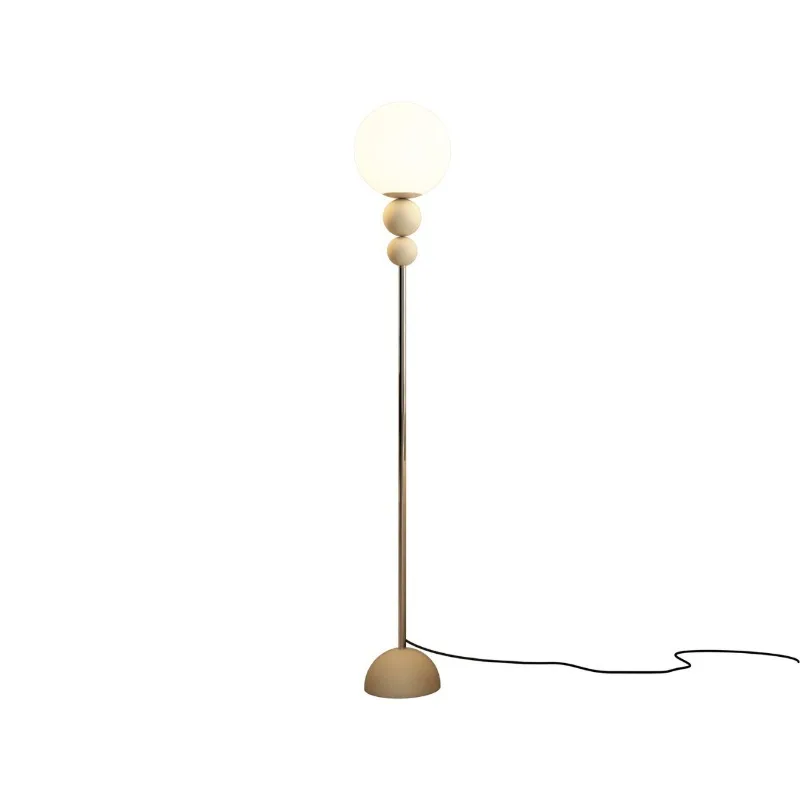 

Cream wind floor lamp, French light luxury vertical desk lamp next to the sofa in the living room