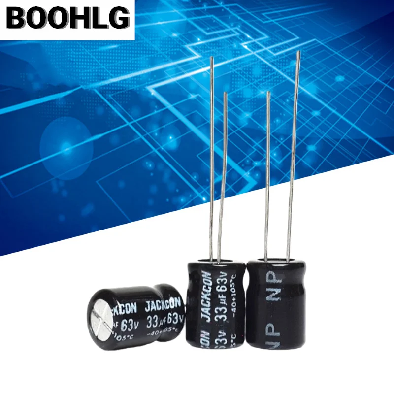 20PCS Original audio system high-mid frequency crossover NP electrolytic capacitor 63V 33UF 33UF 63V 8X12