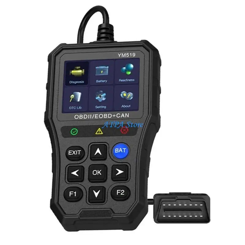 

U13c obd2 Scanner Battery Tester для Car 2.8inch Code Reader очистить код разлома двигателя