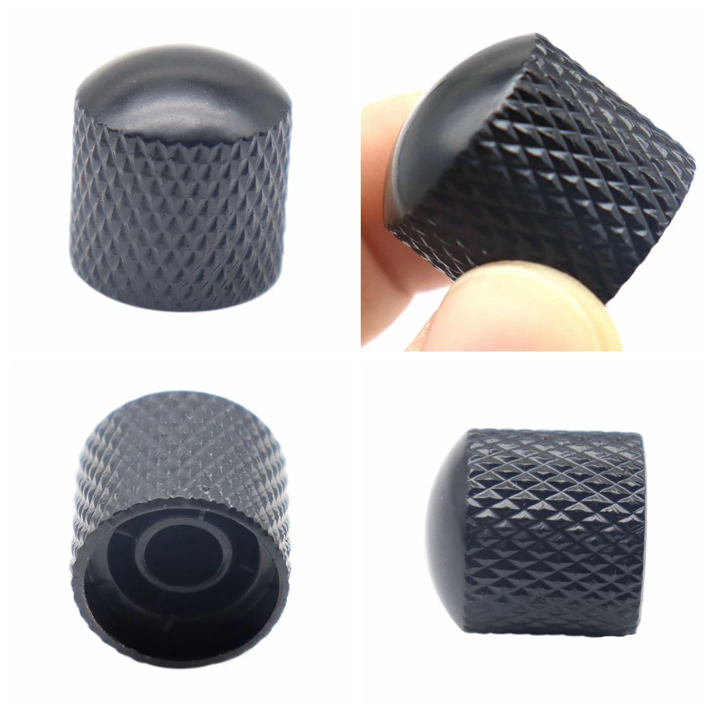1 stücke/2 stücke Gitarre Knöpfe Metall 6mm Dome Top Gitarre Volume Tone Knöpfe Pot Control Knöpfe für Elektrische Gitarre Bass – Detail 8