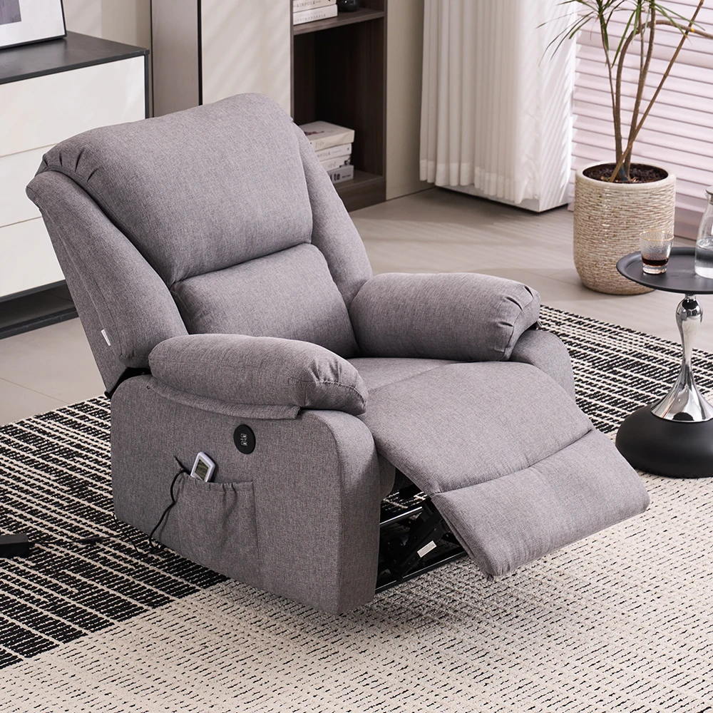 Adjustable Leisure Power Electric Single Sofa Relax Recliner Sofa Chair With Remote Control and USB