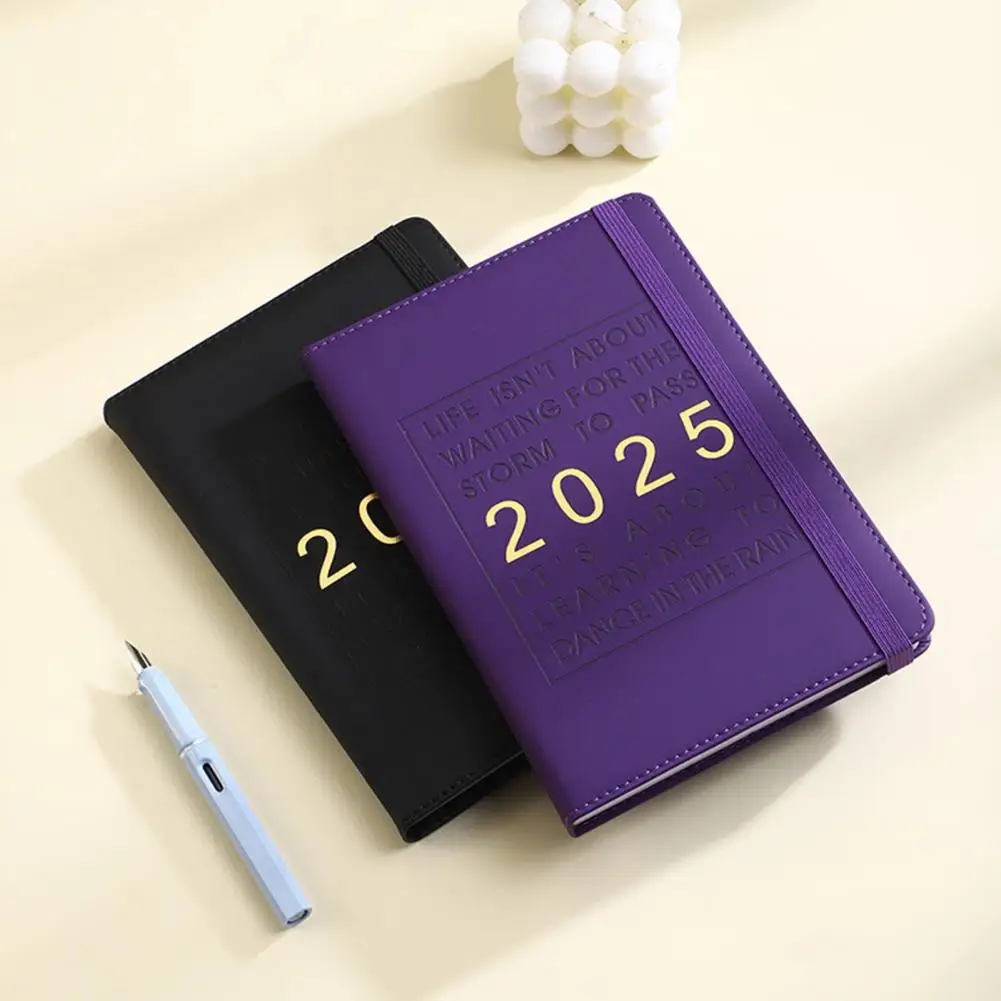 2025 Weekly Planner Reference Calendar Monthly Planner 2025 2025 Inspirational Quotes Planner Notebook with Faux Leather