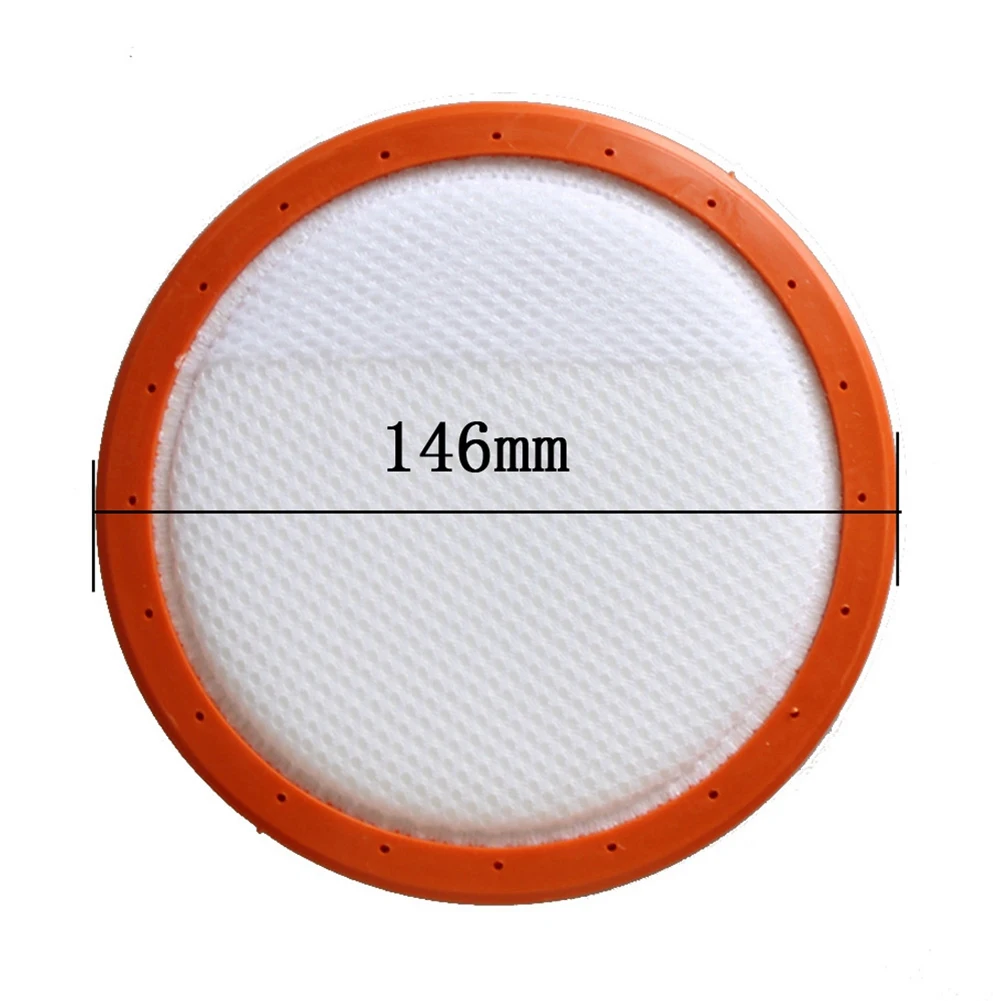 Filtre lavable pour aspirateur Filtre rond Filtre en coton Éléments filtrants HEPA pour C3-L143B C3-L148B VC14A1- 146mm