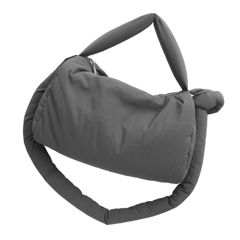 Bolso hombro inflado para mujer, bolso con asa superior, bolso cruzado informal, bandolera capacidad, bolso escolar