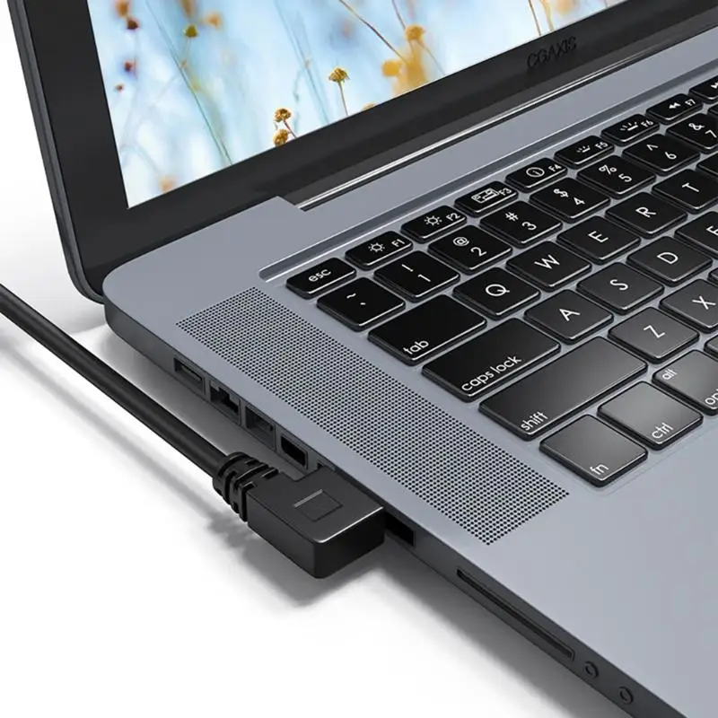 L على شكل كابل تمديد Cable 90 درجة 5 جيجابايت سلك محول لسطح المكتب K1KF