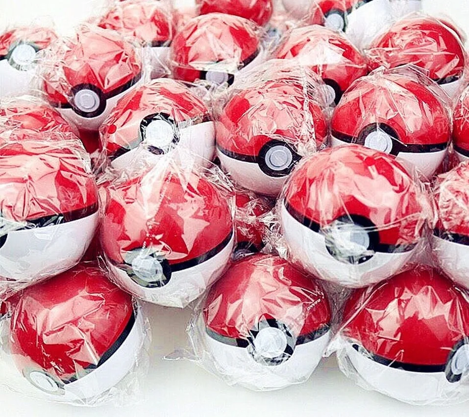 20/pcs Pokemon Pokeball Action & Toy Figures 7cm balls +20pcs Free Random Mini Figures Inside  Action & Toy Figures for Children